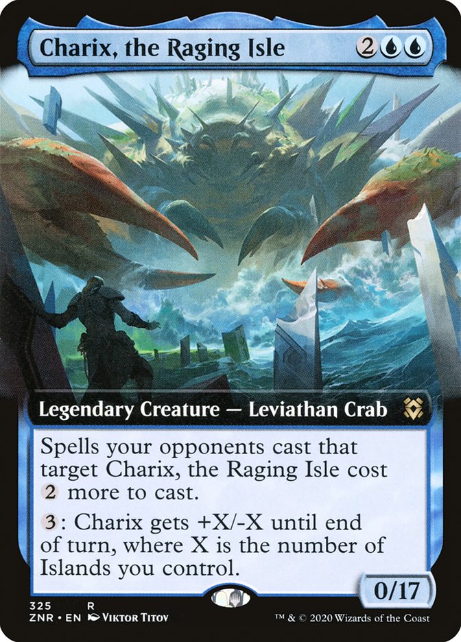 Charix, the Raging Isle (Extended Art) [Zendikar Rising] [Foil]