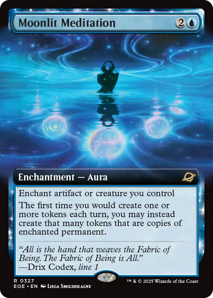 Moonlit Meditation (Extended Art) [Edge of Eternities] [Foil]