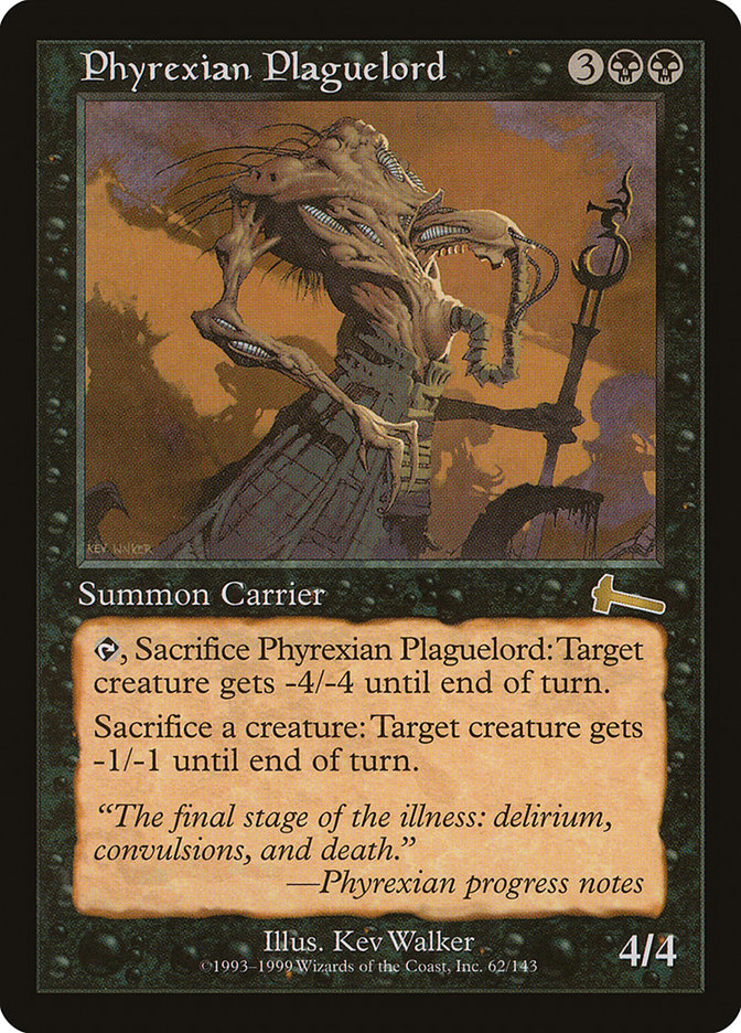 Phyrexian Plaguelord [Urza's Legacy] [Foil]