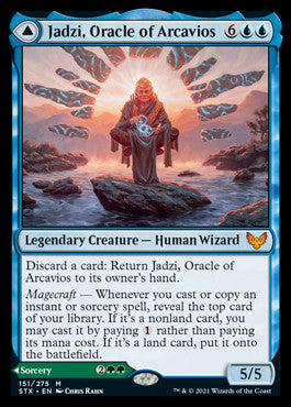 Jadzi, Oracle of Arcavios // Journey to the Oracle [Strixhaven: School of Mages] [Foil]