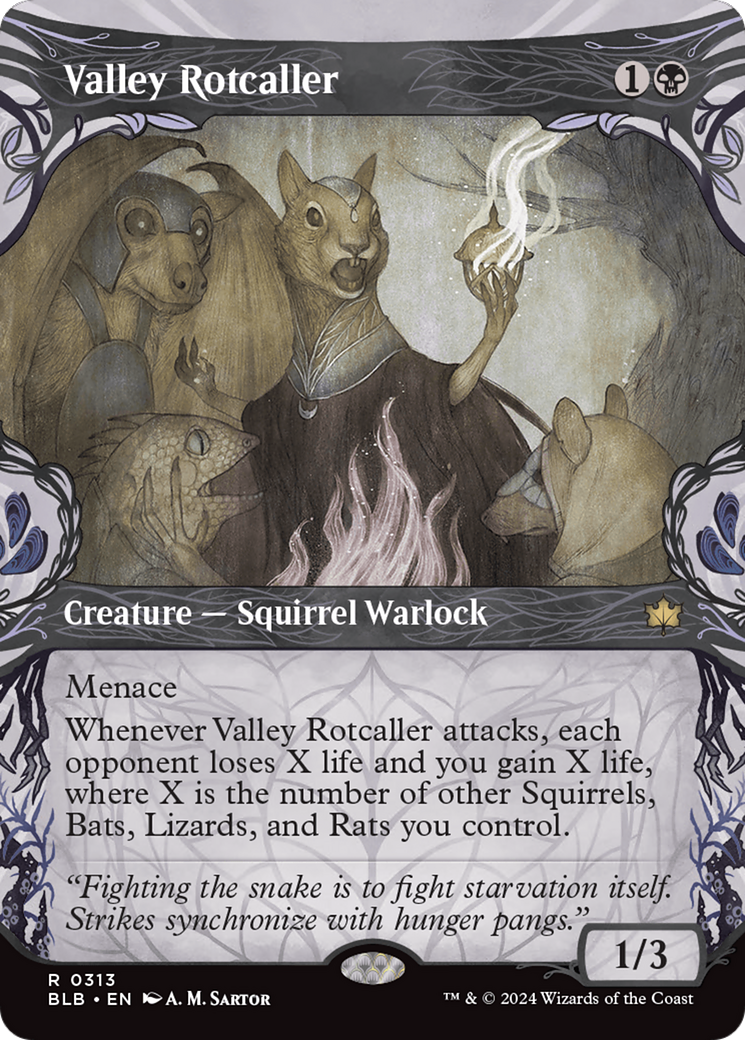 Valley Rotcaller (Showcase) [Bloomburrow] [Foil]