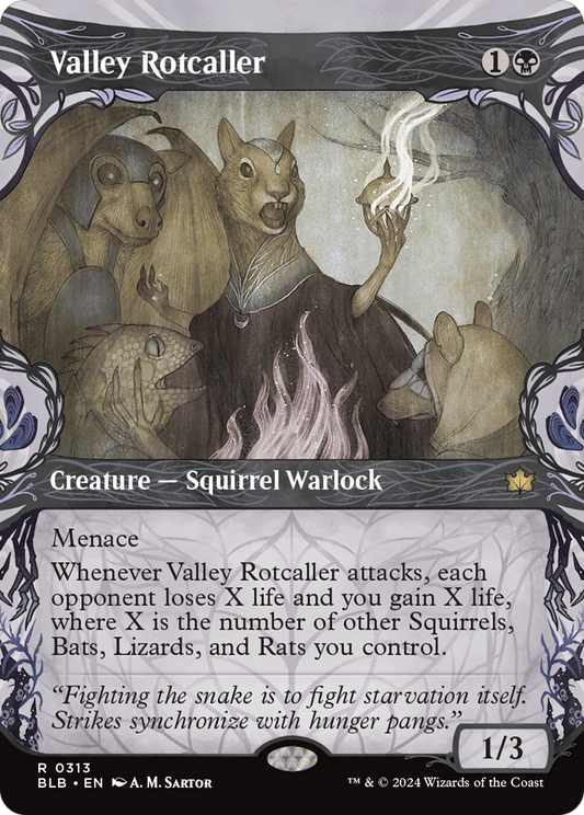 Valley Rotcaller (Showcase) [Bloomburrow] [Foil]