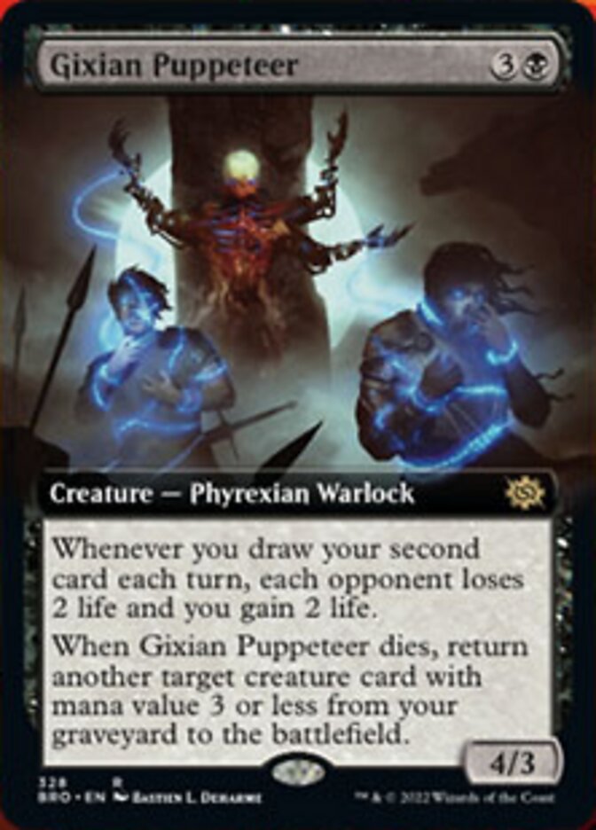 Gixian Puppeteer (Extended Art) [The Brothers' War] [Foil]