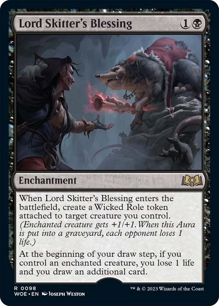 Lord Skitter's Blessing [Wilds of Eldraine] [Foil]