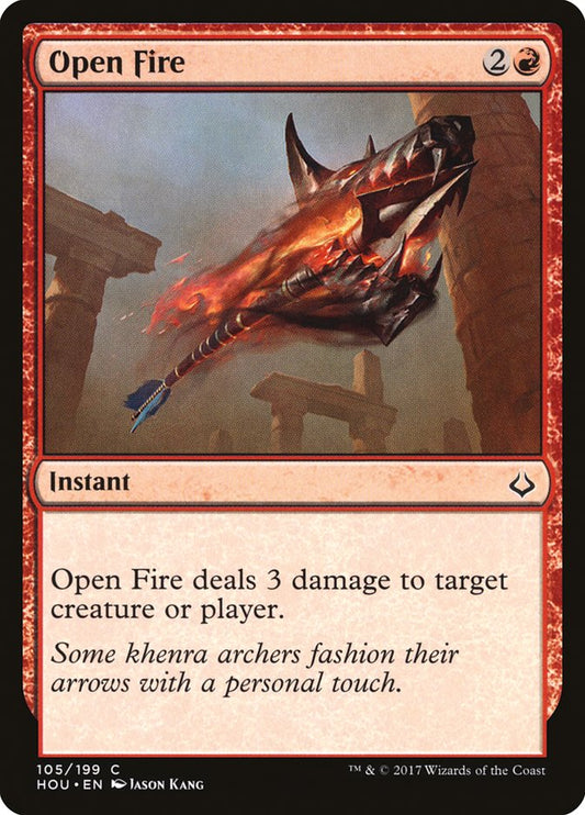 Open Fire [Hour of Devastation] [Foil]