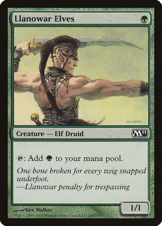 Llanowar Elves [Core Set 2011] [Foil]