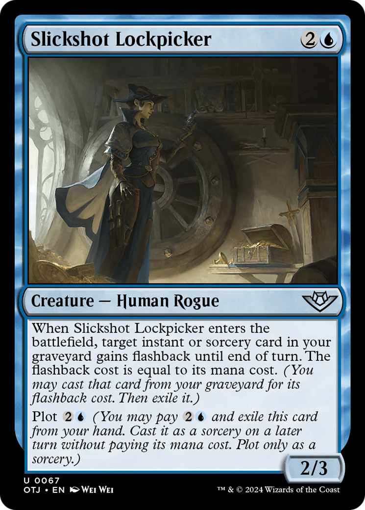 Slickshot Lockpicker [Outlaws of Thunder Junction] [Foil]