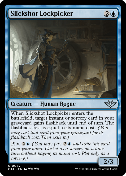 Slickshot Lockpicker [Outlaws of Thunder Junction] [Foil]