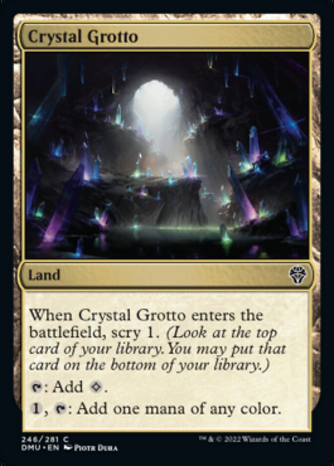 Crystal Grotto [Dominaria United] [Foil]