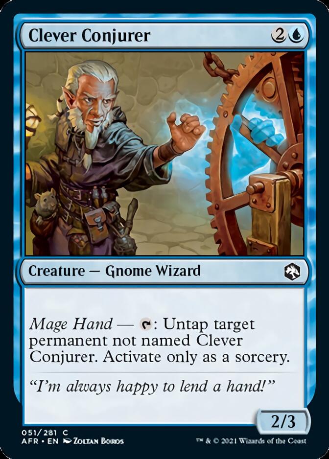 Clever Conjurer [Dungeons & Dragons: Adventures in the Forgotten Realms] [Foil]