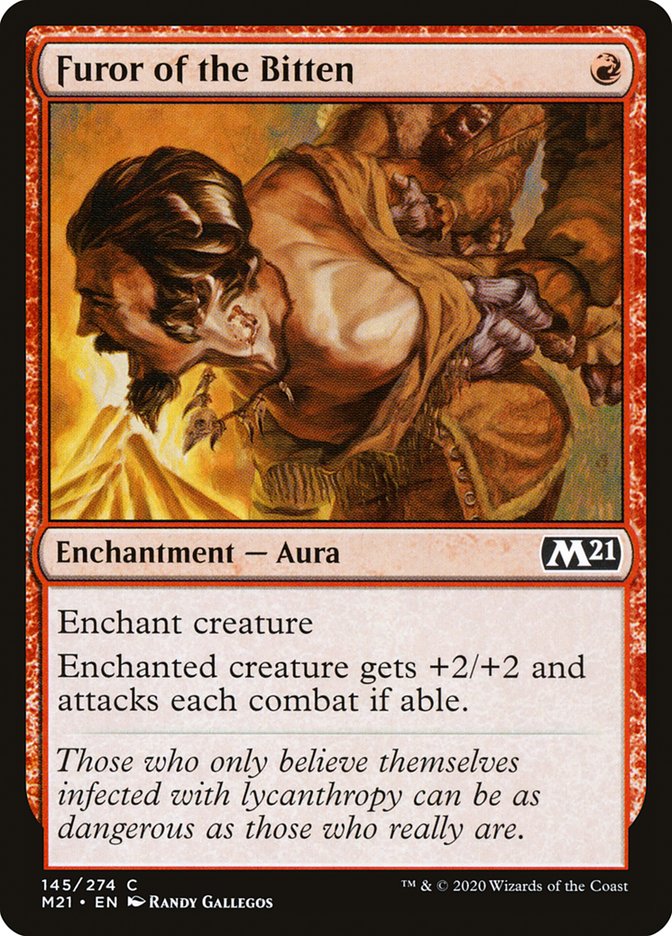 Furor of the Bitten [Core Set 2021] [Foil]