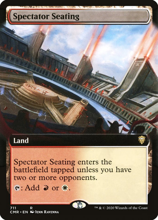 Spectator Seating (Extended Art) [Commander Legends] [Foil]