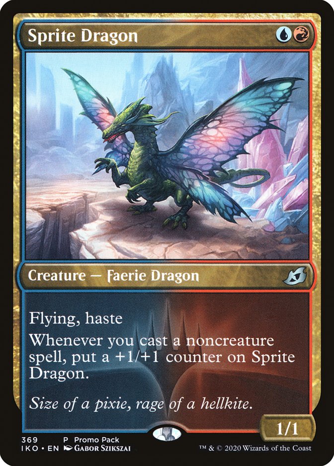 Sprite Dragon (Promo Pack) [Ikoria: Lair of Behemoths Promos] [Foil]