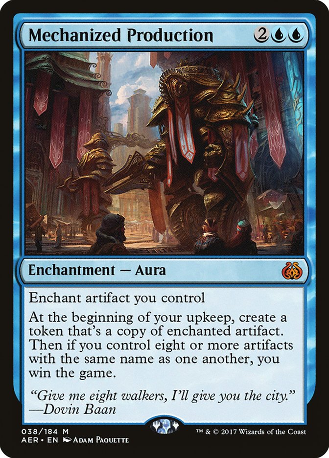 Mechanized Production [Aether Revolt] [Foil]