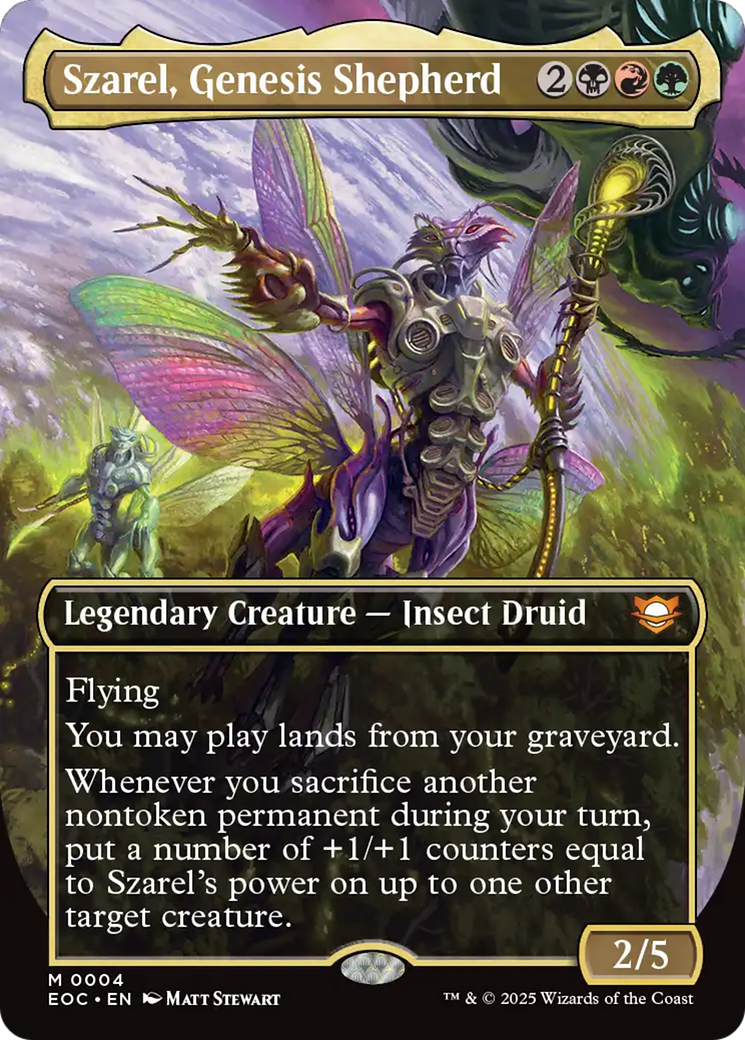 Szarel, Genesis Shepherd (Borderless) [Edge of Eternities Commander] [Foil]