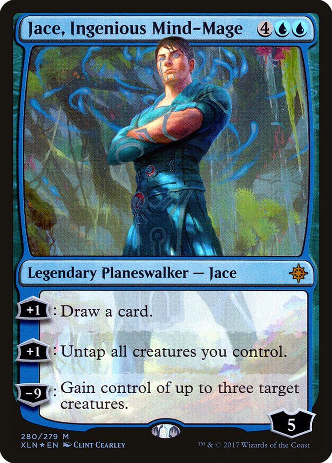 Jace, Ingenious Mind-Mage [Ixalan] [Foil]
