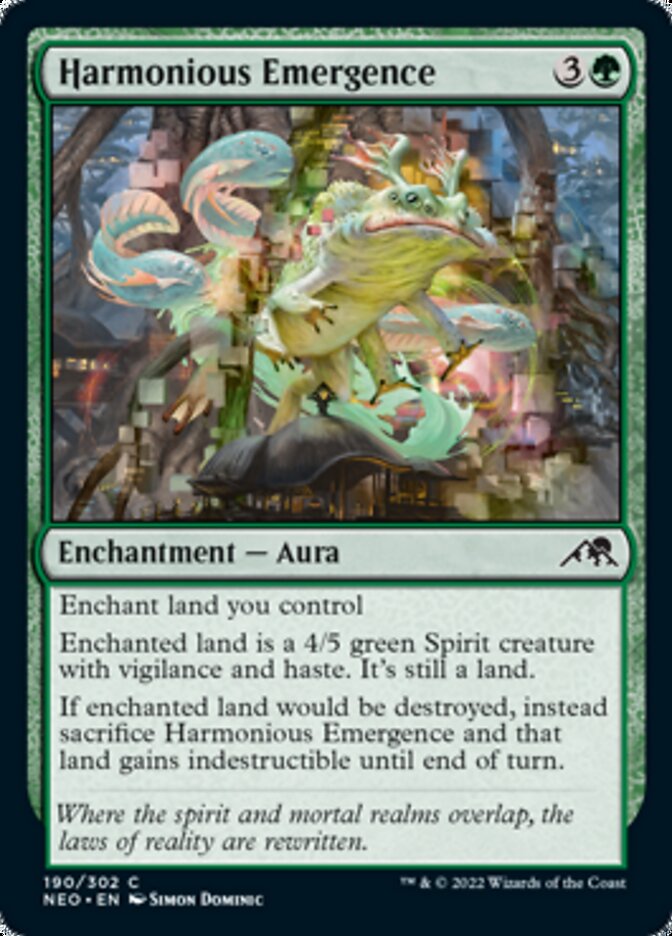 Harmonious Emergence [Kamigawa: Neon Dynasty] [Foil]