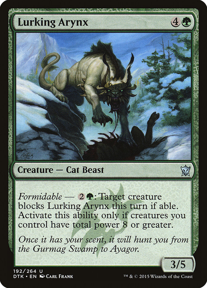 Lurking Arynx [Dragons of Tarkir] [Foil]