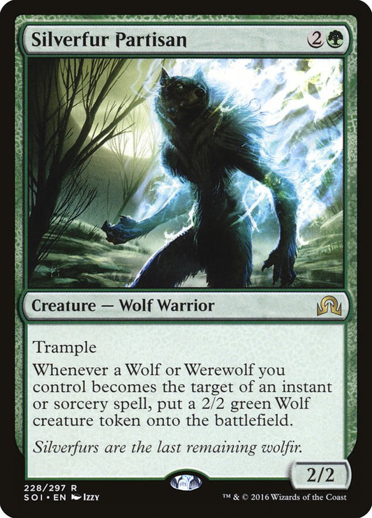 Silverfur Partisan [Shadows over Innistrad] [Foil]