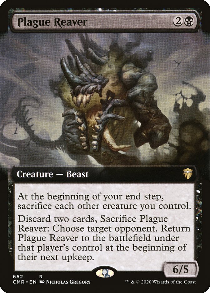 Plague Reaver (Extended Art) [Commander Legends] [Foil]