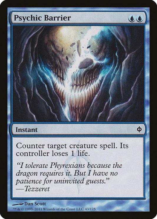 Psychic Barrier [New Phyrexia] [Foil]