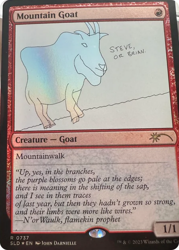 Mountain Goat [Secret Lair Drop Series] [Foil]
