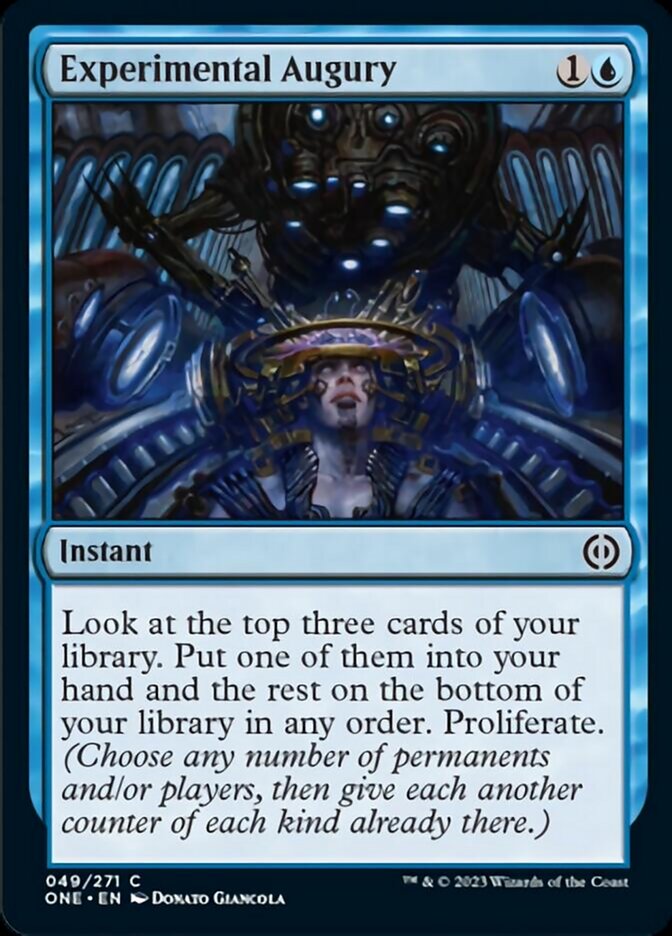 Experimental Augury [Phyrexia: All Will Be One] [Foil]