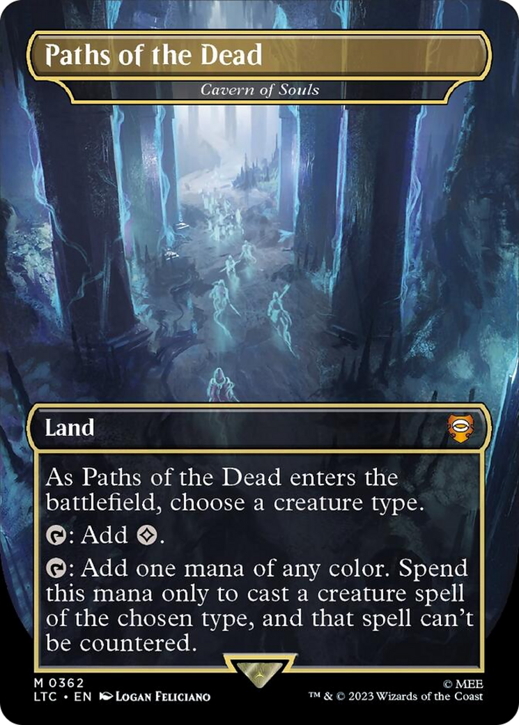 Paths of the Dead - Cavern of Souls [The Lord of the Rings: Tales of Middle-Earth Commander] [Foil]