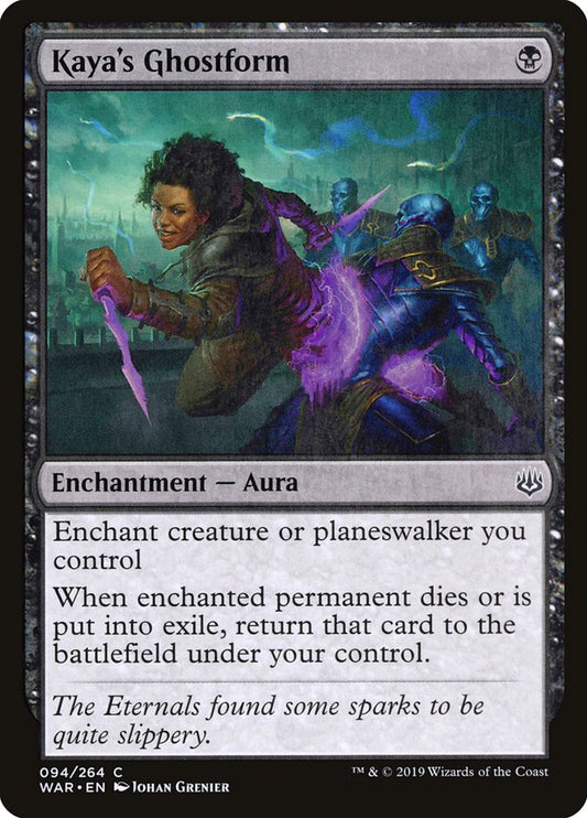 Kaya's Ghostform [War of the Spark] [Foil]