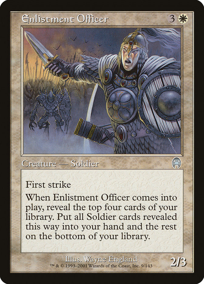 Enlistment Officer [Apocalypse] [Foil]