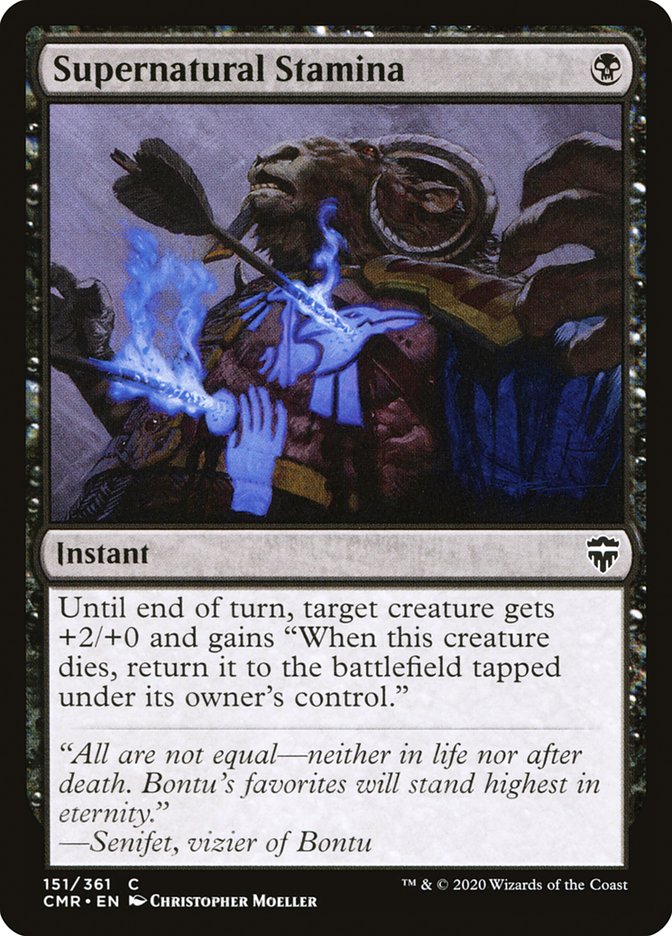 Supernatural Stamina [Commander Legends] [Foil]