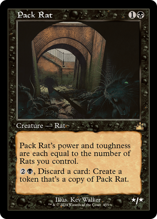 Pack Rat (Retro Frame) [Ravnica Remastered] [Foil]
