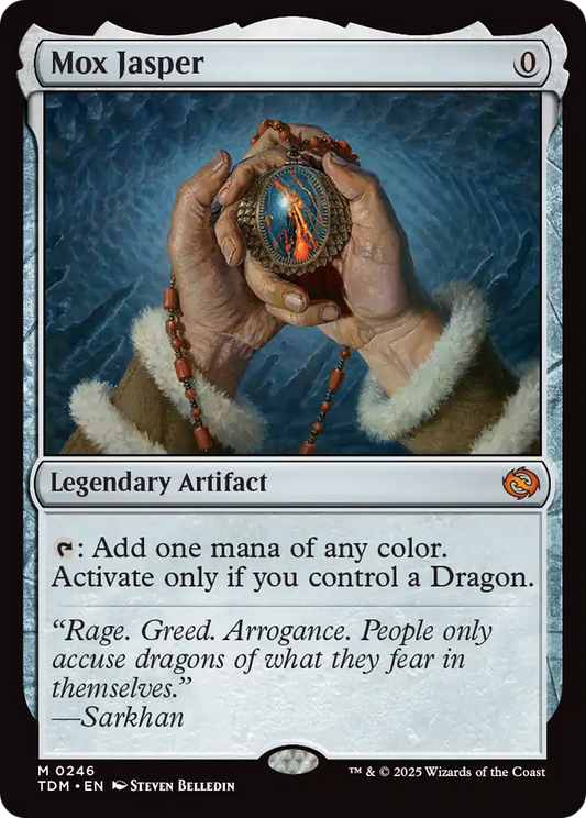 Mox Jasper [Tarkir: Dragonstorm] [Foil]