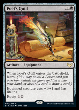 Poet's Quill [Strixhaven: School of Mages] [Foil]