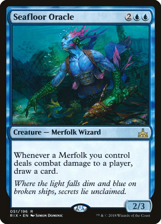 Seafloor Oracle [Rivals of Ixalan] [Foil]