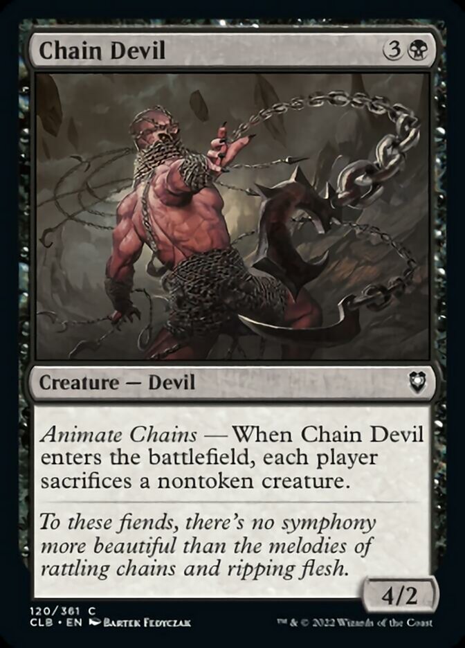 Chain Devil [Commander Legends: Battle for Baldur's Gate] [Foil]