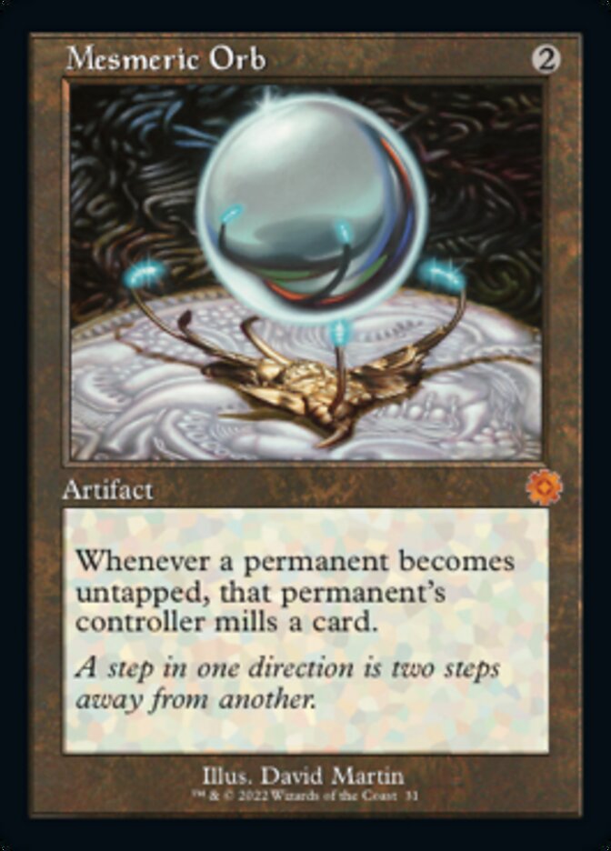 Mesmeric Orb (Retro) [The Brothers' War Retro Artifacts] [Foil]