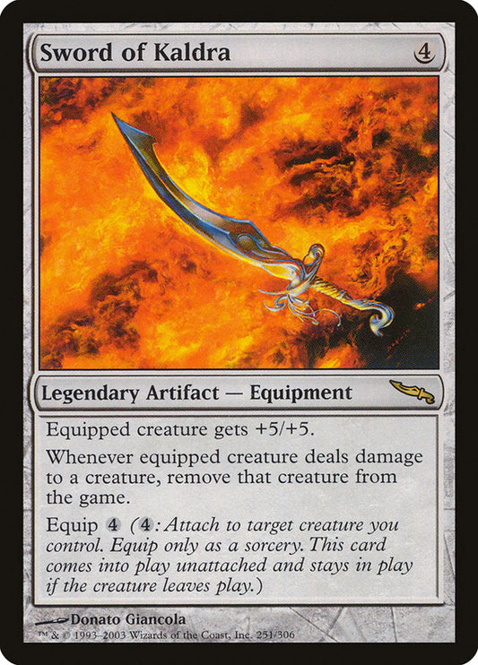 Sword of Kaldra [Mirrodin] [Foil]