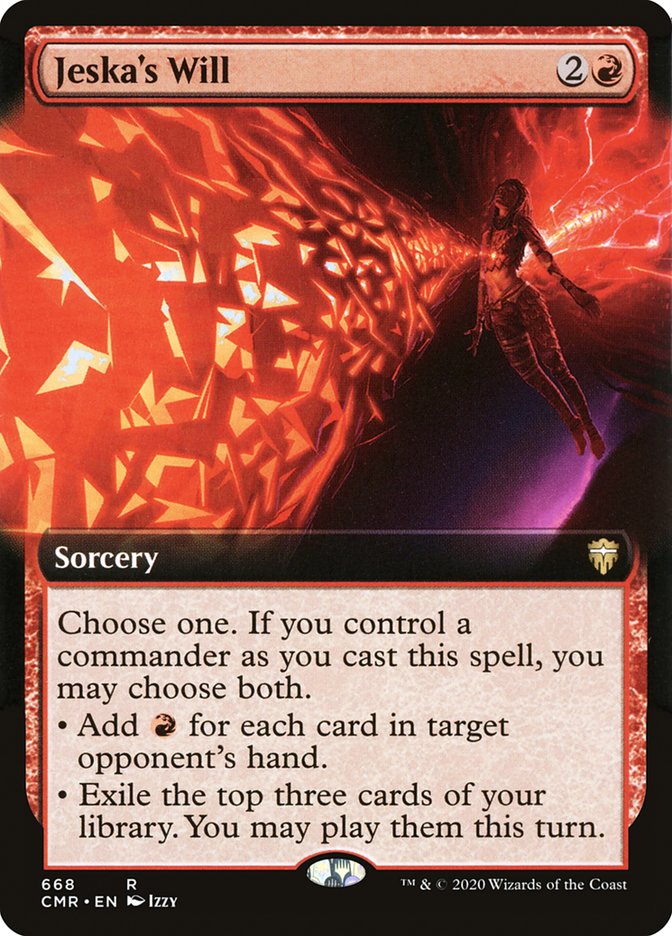 Jeska's Will (Extended Art) [Commander Legends] [Foil]