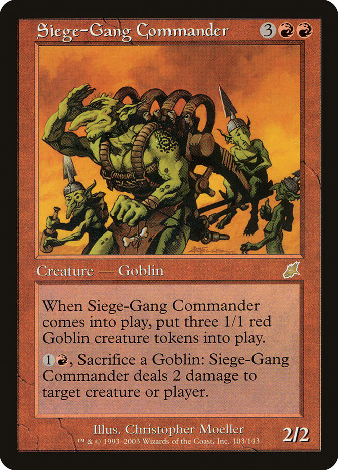 Siege-Gang Commander [Scourge] [Foil]