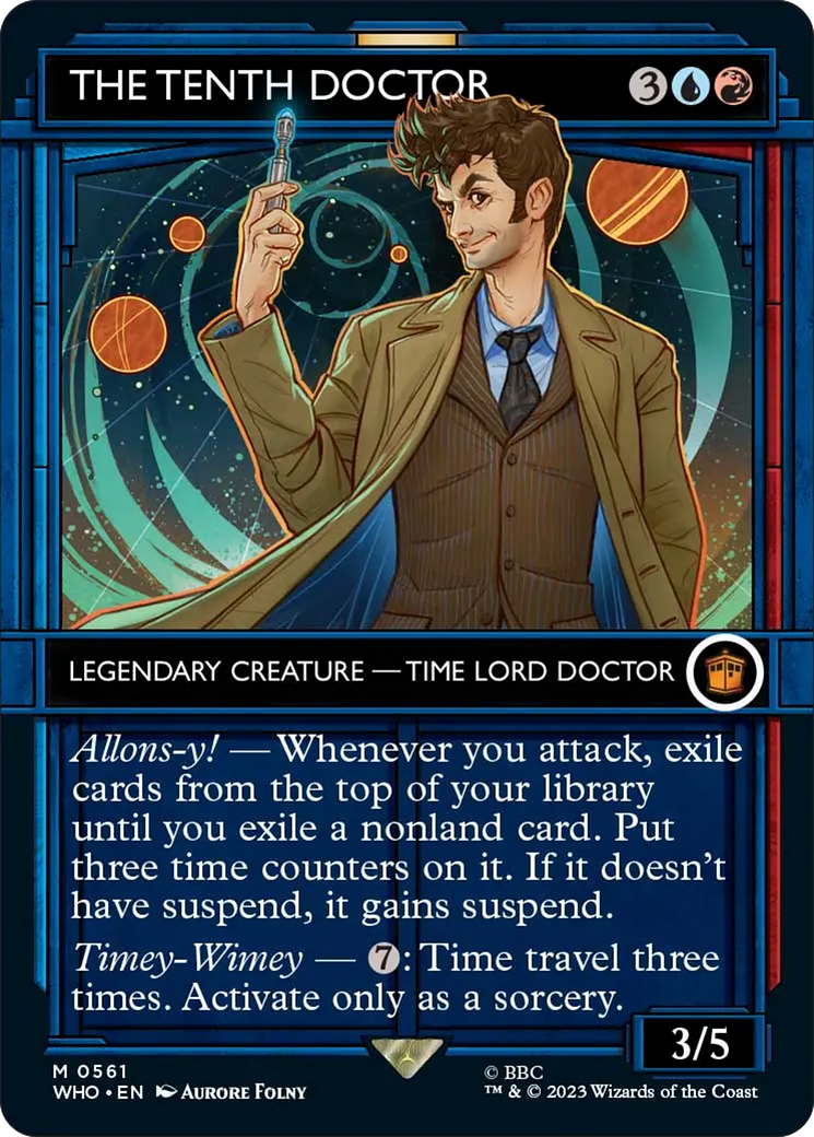 The Tenth Doctor (Showcase) [Doctor Who] [Foil]