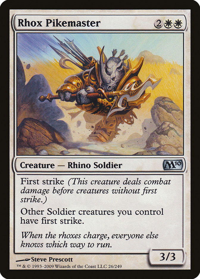 Rhox Pikemaster [Core Set 2010] [Foil]