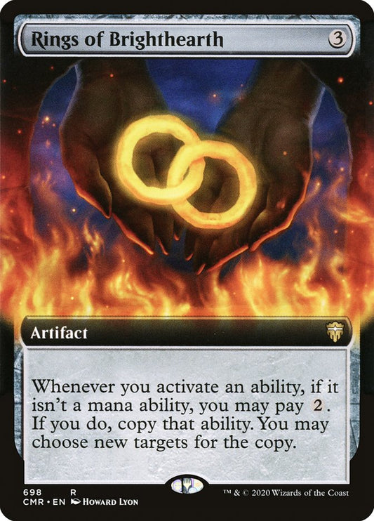 Rings of Brighthearth (Extended Art) [Commander Legends] [Foil]