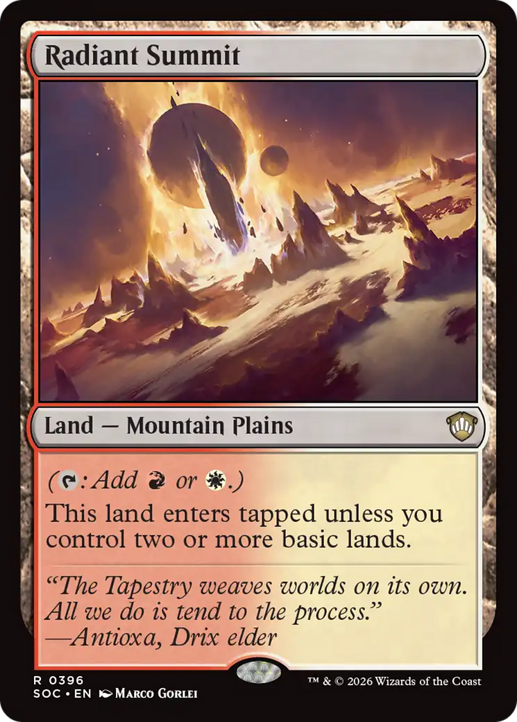 Radiant Summit [Secrets of Strixhaven Commander] [Foil]