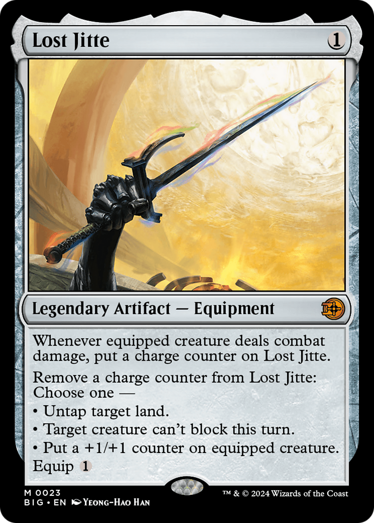 Lost Jitte [Outlaws of Thunder Junction: The Big Score] [Foil]