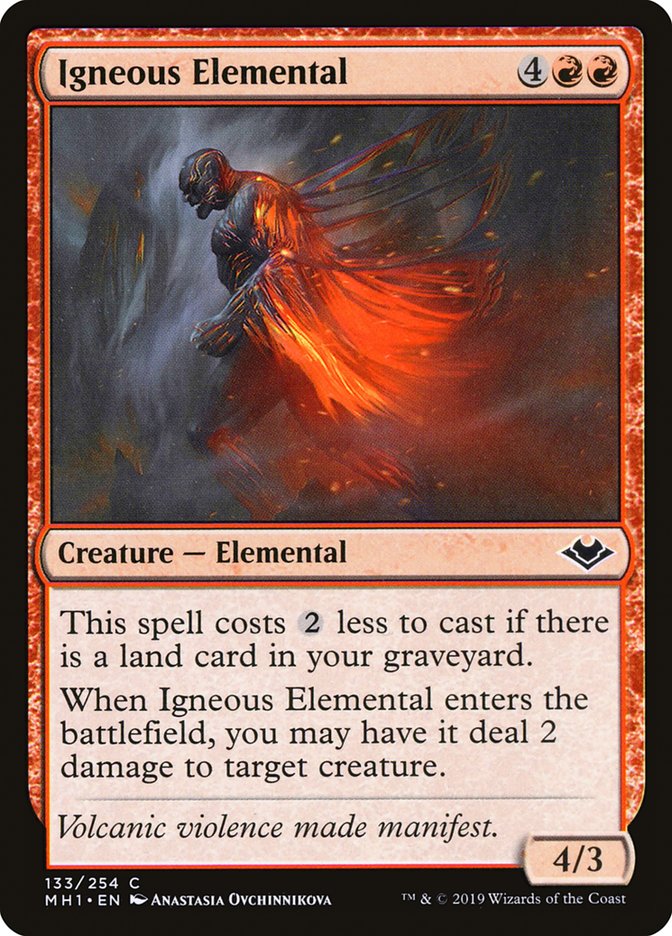 Igneous Elemental [Modern Horizons] [Foil]