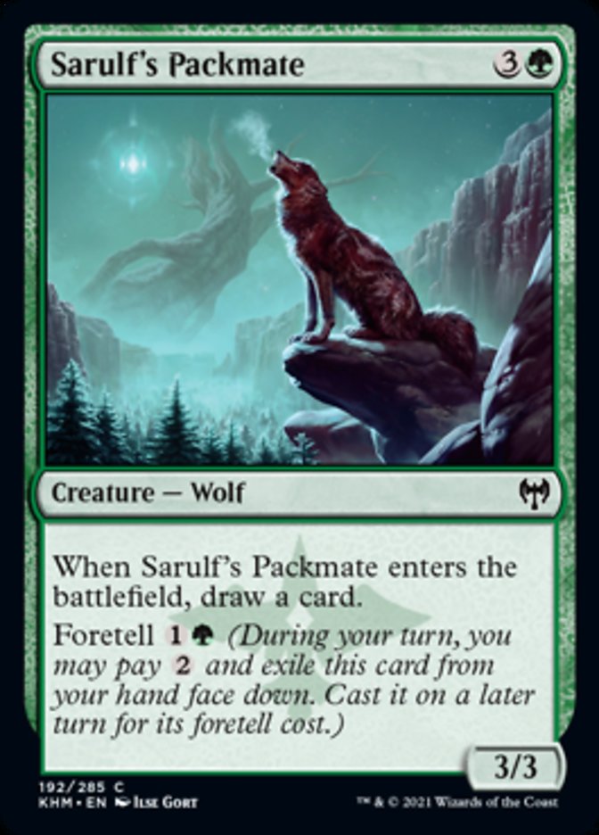 Sarulf's Packmate [Kaldheim] [Foil]