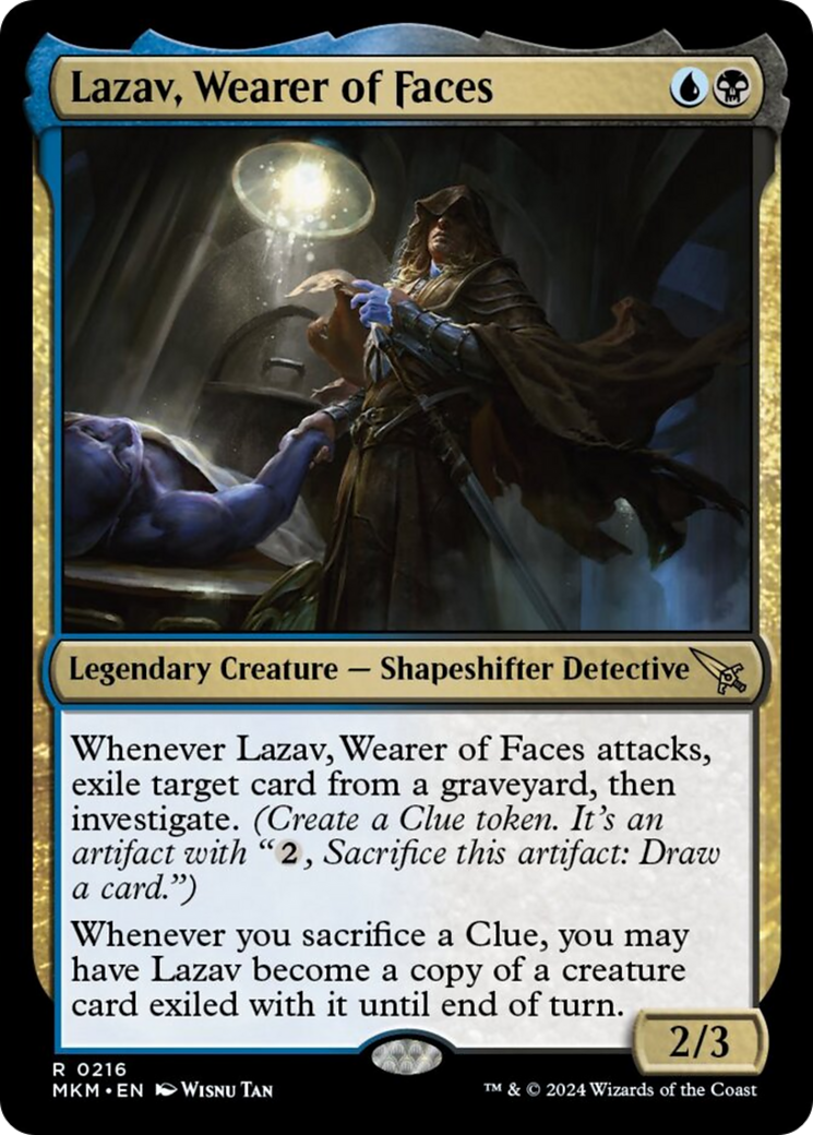 Lazav, Wearer of Faces [Murders at Karlov Manor] [Foil]