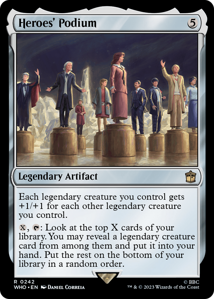 Heroes' Podium [Doctor Who] [Foil]