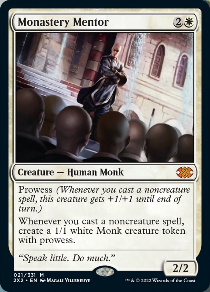 Monastery Mentor [Double Masters 2022] [Foil]
